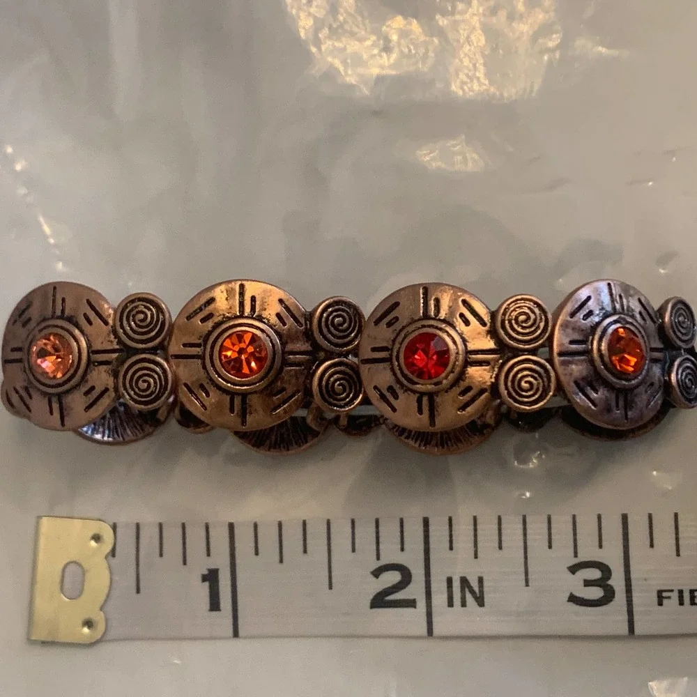 Rain copper & orange aztec bracelet NWT‎